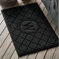 WaterHog® Bombay Commercial Grade Indoor/Outdoor Monogram Doormat