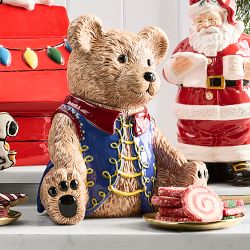 'Twas The Night Before Christmas Teddy Bear Cookie Jar