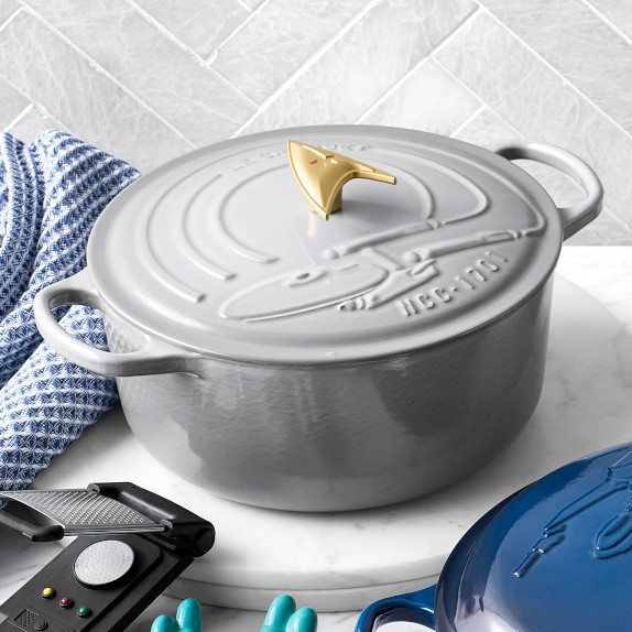 はなうみママLE CREUSET ターコイズ 両手鍋 18cm Le Creuset Star Trek Enterprise Dutch Oven | Williams Sonoma