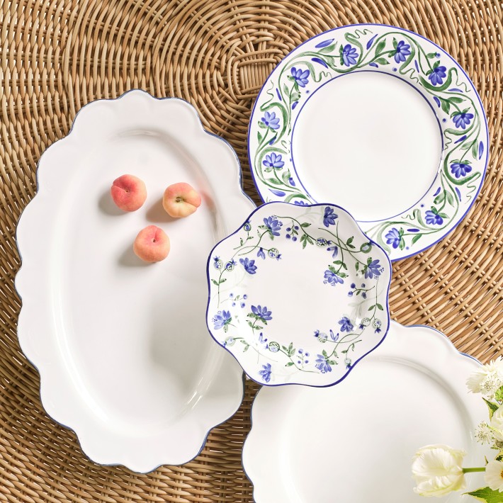 AERIN x Williams Sonoma Garden Bouquet Dinner Plates | Williams Sonoma