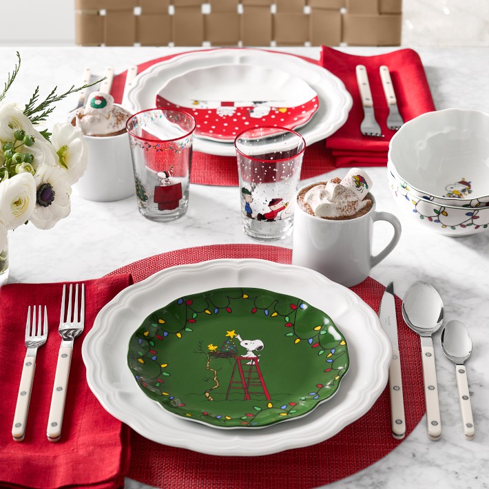 PEANUTS™ Charlie Brown Christmas Cereal Bowls | Williams Sonoma