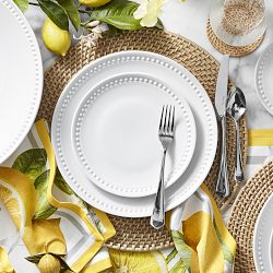 Lemon Cloisonné Napkin Rings, Set of 4