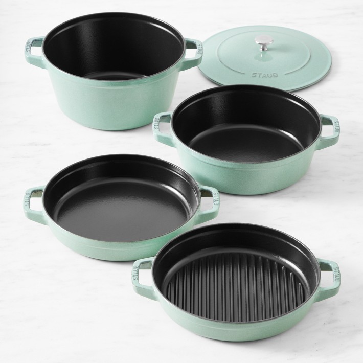Staub Enameled Cast Iron Stackable Cookware Set
