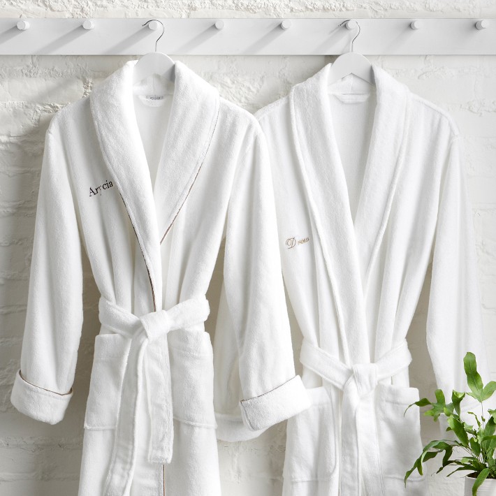 White Chambers® Hydrocotton Bathrobe | Williams Sonoma