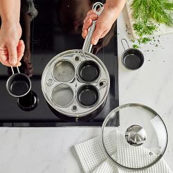Demeyere Stainless-Steel Nonstick Egg Poacher