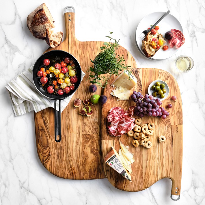 GreenPan™ Stanley Tucci™ Olivewood Cutting Board | Williams Sonoma