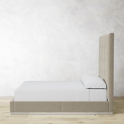 Brooklyn Box-Tufted Upholstered Storage Bed &amp; Headboard