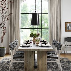 Chain Link Pendant Light, Bronze