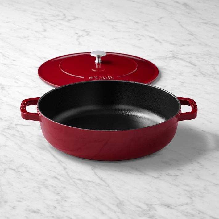 Staub Enameled Cast Iron Braiser | Williams Sonoma