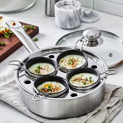 Demeyere Stainless-Steel Nonstick Egg Poacher