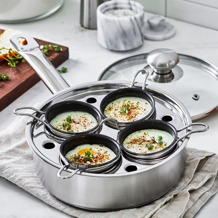 Demeyere Stainless Steel Egg Poacher | Williams Sonoma