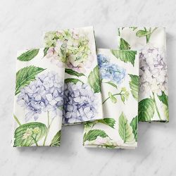 Hydrangea Napkins, Set of 4 | Williams Sonoma