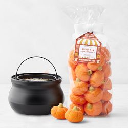 Halloween Hot Cocoa Cauldron & Pumpkin Marshmallows | Williams Sonoma