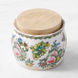 Famille Rose Porcelain Salt Keeper