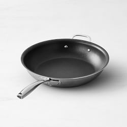 Williams Sonoma Signature Thermo-Clad™ Stainless-Steel Nonstick Fry Pan, 14"