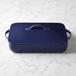 Williams Sonoma Essential Covered Rectangular Baker, 4-Qt., Blue