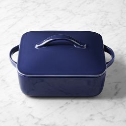 Williams Sonoma Essential Covered Square Baker, 2 2/3 Qt., Blue