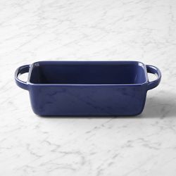 Williams Sonoma Essential Stoneware Loaf Pan, 10", Blue