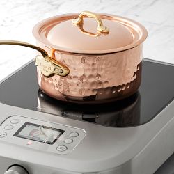 Mauviel M'Elite 6B Hammered Copper Induction Saucepan Set, 2-Qt. &amp; 3.5-Qt.
