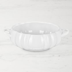 Le Creuset Pumpkin Serving Bowl, White