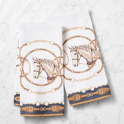 Western Equestrian Towel, Set of 2