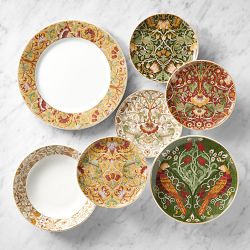 Morris & Co. x Williams Sonoma Essex 16 Piece Set (Yellow Dinner, Green Salad, App, Ind. Bowl)