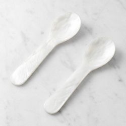 Mother of Pearl Caviar Spoons, Set of 2