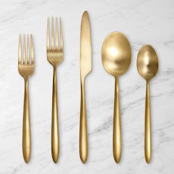 Fortessa Velo 20-Piece Flatware Set, Gold