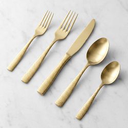 Fortessa Lucca Faceted Flatware Sets
