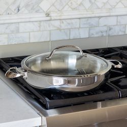 SCANPAN® HaptIQ S Stainless-Steel Chefs Pan, 5.5-Qt