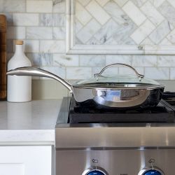 SCANPAN® HaptIQ S Stainless-Steel Sauté Pan, 2.75-Qt