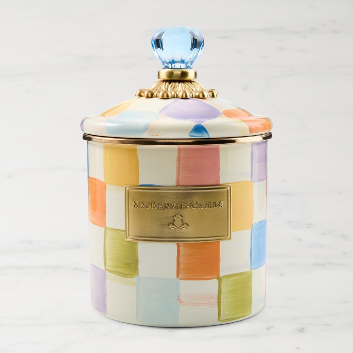 MacKenzie-Childs Courtly Check Canister | Kitchen Counter