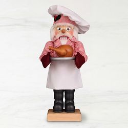 Christian Ulbricht Premium Nutcracker, Chef Santa with Turkey