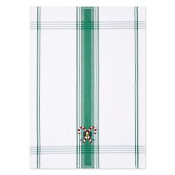 Embroidered Holiday Icon Towel, Set of 4