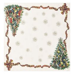 Holiday Trees  Napkins, Set of 4