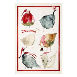 Novelty Holiday Chicken Towels, Set of 2