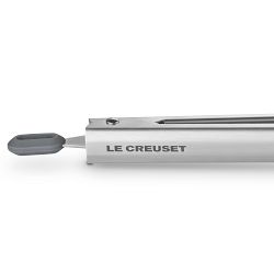 Le Creuset Signature Stainless-Steel Tongs, Oyster