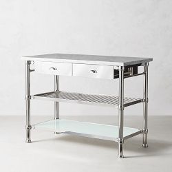 Modular Kitchen Island with Marble Top (48")