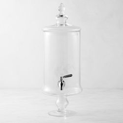 Glass Footed Beverage Dispenser