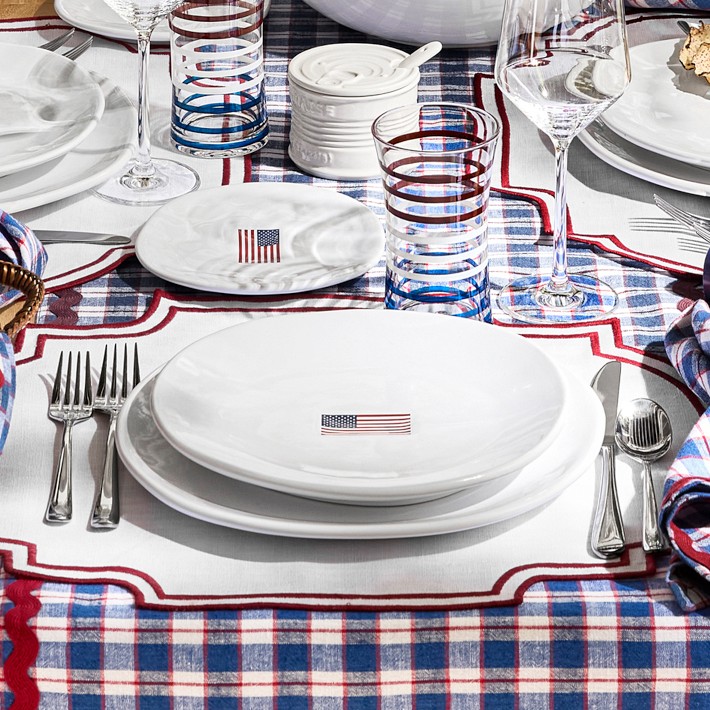 American Flag Dinner Plates | Williams Sonoma