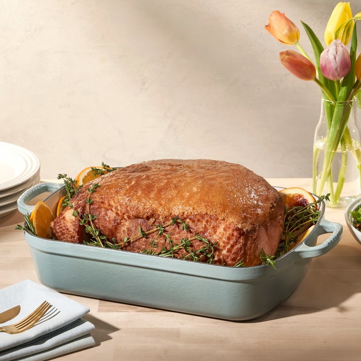 Le Creuset Signature Cast-Iron Rectangular Roasting Pan | Williams