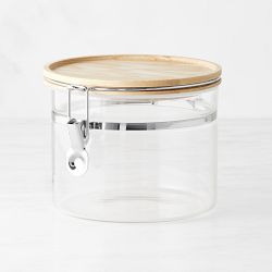 Hold Everything Stackable Glass Canister with Clamp