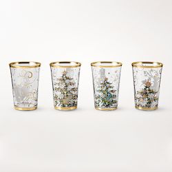 Twas the Night Before Christmas Tumblers, 9-oz, Set of 4
