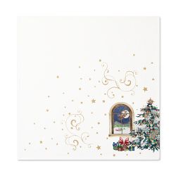 Twas the Night Before Christmas Napkins, Set of 4