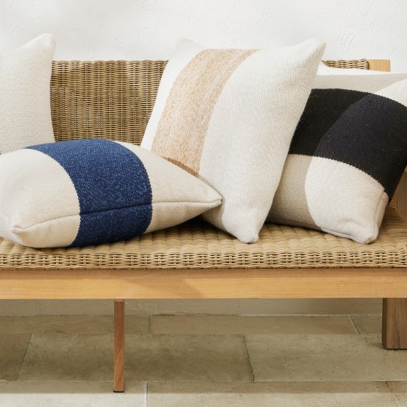 Center Stripe Outdoor Pillow