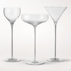 Elevé Estate Long Stem Craft Martini Glasses