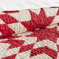 Josh Young x Williams Sonoma Home Vintage Quilt, Red/White