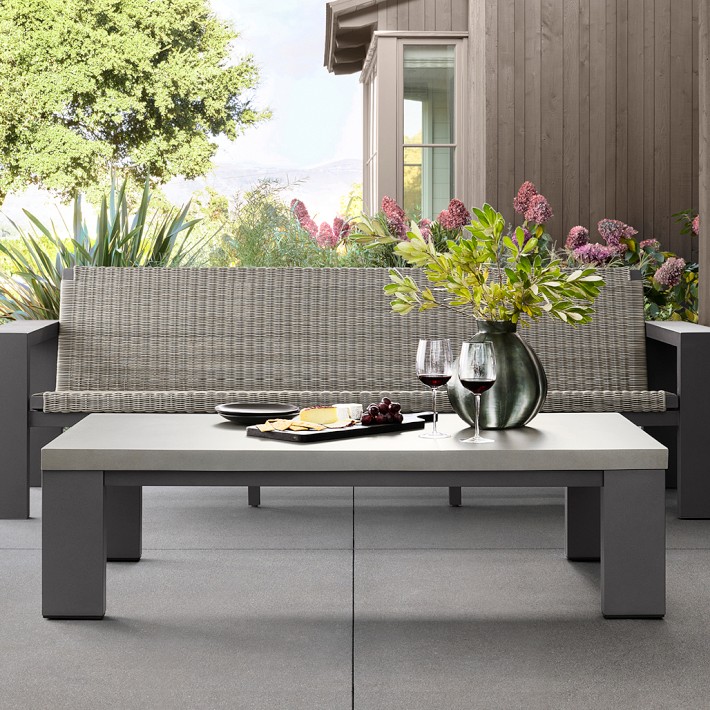 Larnaca Outdoor Slate Grey Coffee Table 60