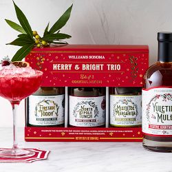 Williams Sonoma Merry &amp; Bright Cocktail Trio