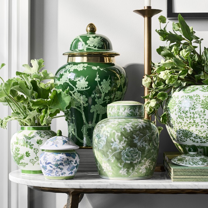 Green Ginger Jar, Multi | Williams Sonoma